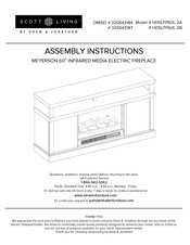drew & jonathan SCOTT LIVING MEYERSON HDSLFP60L-2A Assembly Instructions Manual