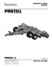 Degelman PRO-TILL 30 Operator's & Parts Manual