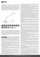 GTV AE-WBCUNI-10DIM Manual