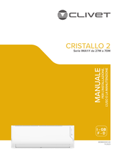 CLIVET CRISTALLO 2 IMA1-Y Series Manual For Installation, Use And Maintenance