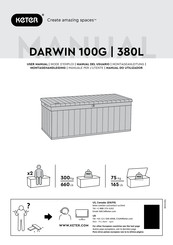 Keter DARWIN 100G 380L User Manual