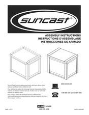 U-Line Suncast H-2605 Assembly Instructions Manual