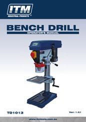 Itm TD1013 Operator's Manual