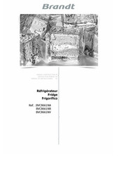 Brandt BVC8661NV Instruction Manual