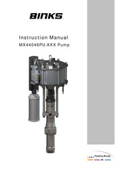 Binks MX44046PU-SMH Instruction Manual