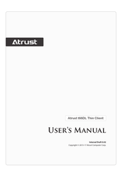 Atrust t66DL User Manual