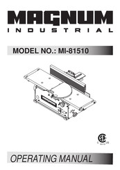 Magnum Industrial MI-81510 Operating Manual