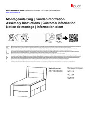 Rauch M2508 Assembly Instructions Manual