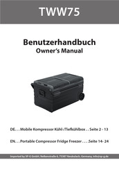 ALPICOOL TWW75 Owner's Manual