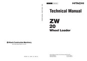 Hitachi ZW 20 Technical Manual