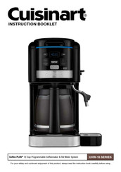 Cuisinart Coffee PLUS CHW-16C Instruction Booklet