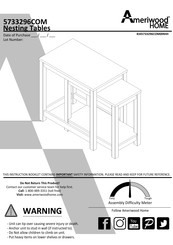Ameriwood HOME 5733296COM Instruction Booklet