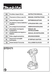 Makita DTD171Z Instruction Manual
