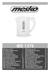 Mesko MS 1376 User Manual