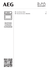 AEG NBU5P40SM User Manual
