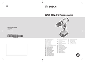 Bosch Professional GSB 18V-25 Original Instructions Manual