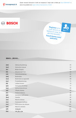 Bosch BBH3K2801 Instruction Manual