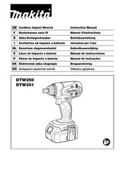 Makita DTW251RFJ Instruction Manual