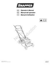 Snapper 7800849B Operator's Manual