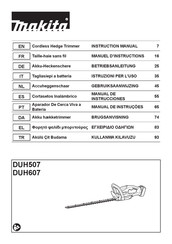 Makita DUH507RT Instruction Manual