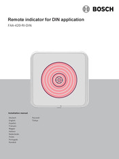 Bosch FAA-420-RI-DIN Installation Manual