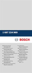 Bosch 1 687 224 969 Operating Instructions Manual