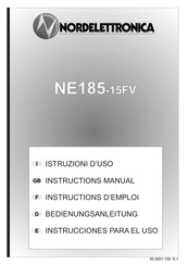 Nordelettronica NE185-15FV Instruction Manual