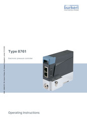 Burkert 8761 Operating Instructions Manual