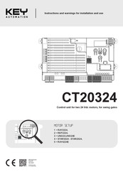 Key Automation CT20324 Instructions And Warnings For Installation And Use
