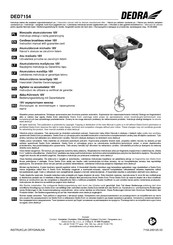DEDRA DED7154 Instruction Manual And Guarantee