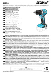 DEDRA DED7143 Instruction Manual And Guarantee