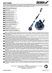 DEDRA DED7768BM Instruction Manual And Guarantee
