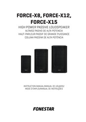 FONESTAR FORCE-X8 Instruction Manual
