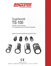 BINMASTER ToughSonic TS-100 Installation & Operating Instructions Manual