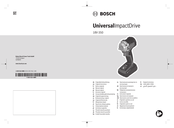 Bosch UniversalImpactDrive 18V-350 Original Instructions Manual