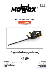 Mowox EHT 5540 Li Operating Instructions Manual