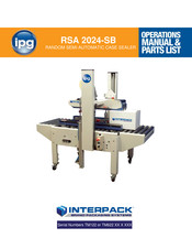 Interpack IPG RSA 2024-SB Operation Manual