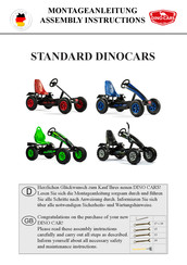 DINO CARS GoKart BF1 Assembly Instructions Manual