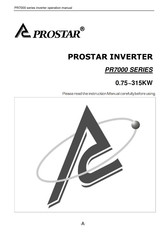 ProStar PR7000 Series Manual