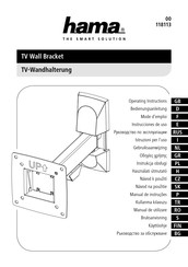 Hama 00 118113 Operating Instructions Manual