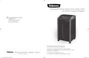 Fellowes Powershred 425HS Manual