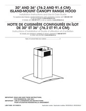 Whirlpool WVI51UC6LS0 Installation Instructions And Use & Care Manual