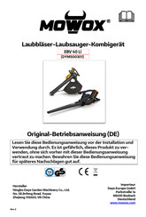 Mowox DYM500301 Operating Instructions Manual
