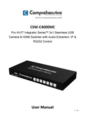 Comprehensive CSW-C4000MC User Manual