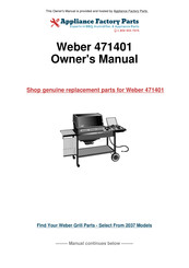 Weber 471401 Owner's Manual