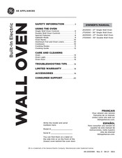 GE JTD3000SN2SS Owner's Manual