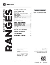GE JB655DK6WW Owner's Manual