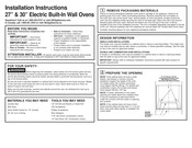 GE JTD3000SN2SS Installation Instructions Manual