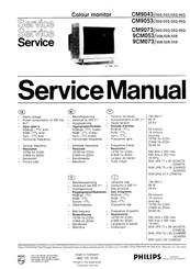 Philips 9CM053/02B Service Manual