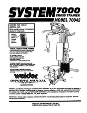 Weider SYSTEM 7000 Owner's Manual